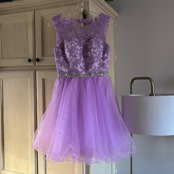 purple homecoming dress - Picture 1 of 2